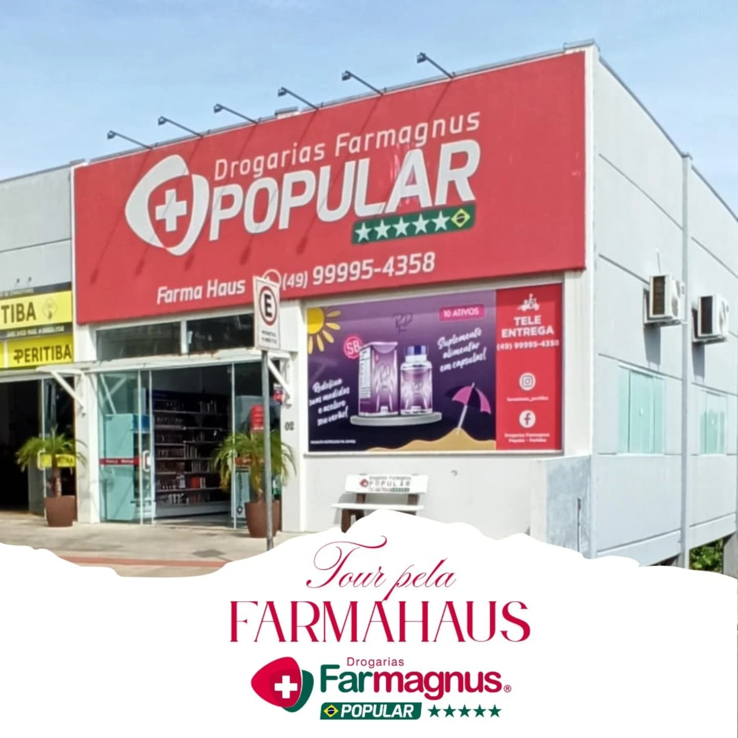 Fachada da FARMA HAUS em Peritiba